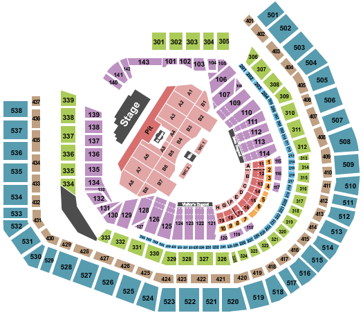 Citi Field My Chemical Romance Seating Chart